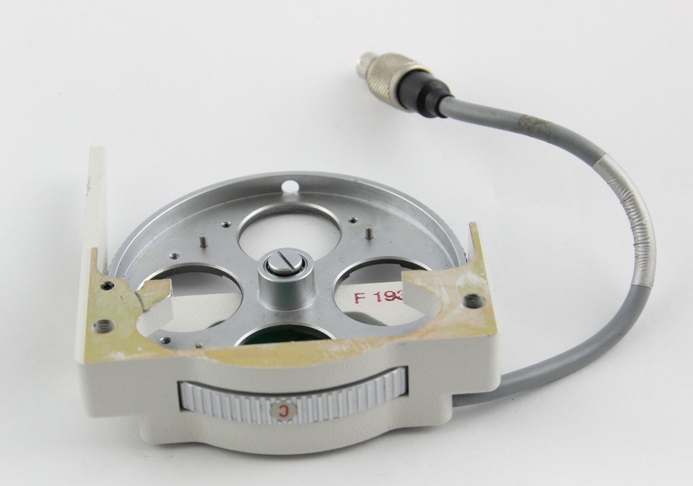 Leica DIC Nomarski Prism Selector Holder Turret Attachment Microscope DMRB