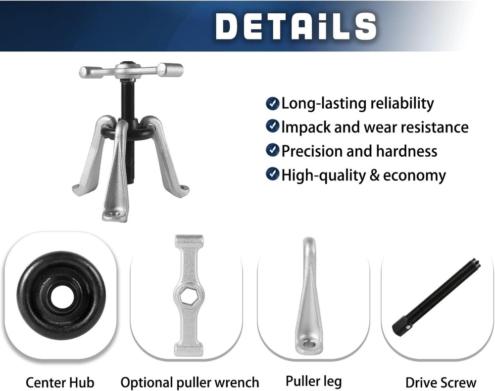 7394 Universal Hub Puller Wheel Hub Removal Tool Replace OTC 7394