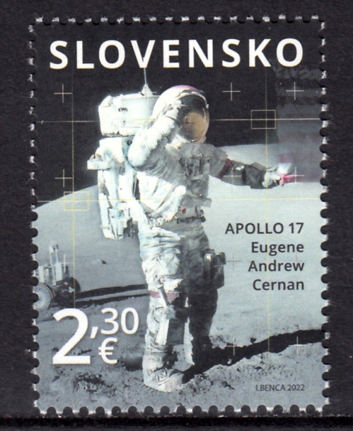 SLOVAKIA 2022 SPACE APOLLO 17 CERNAN