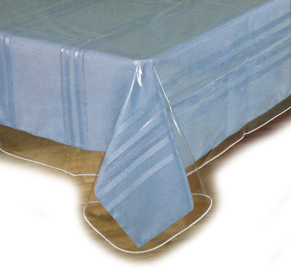 Clear Plastic Tablecloth Protector, Table Cloth Vinyl (60" X 120")