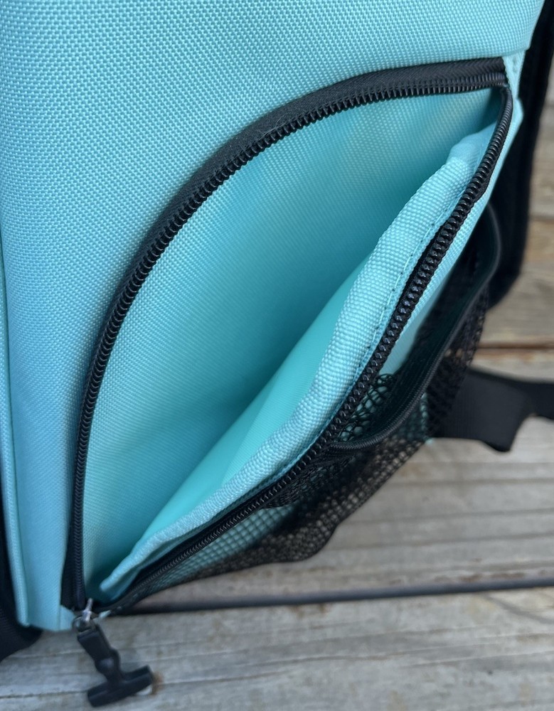 RTIC 15 Can Lightweight Backpack Insulated Cooler Pockets - Aqua