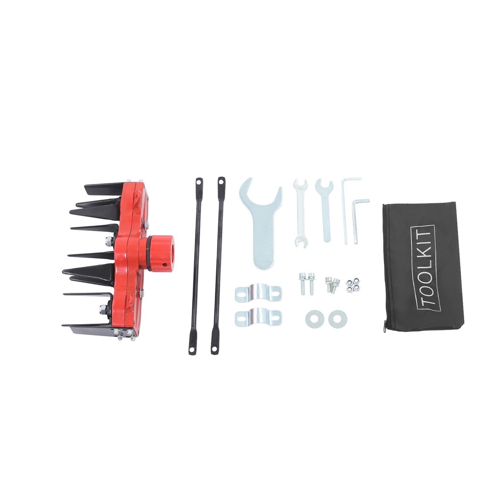 4-tooth Weeding Wheel Multi-Function Weeding Wheel Grass Remover Tool Attachment