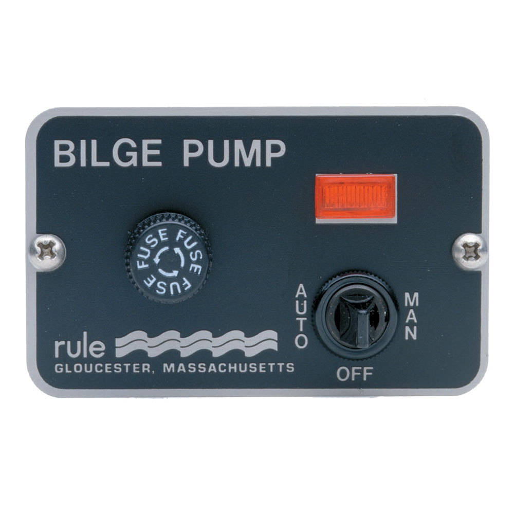 Rule 41 Bilge Pump Panel Switch with Light Auto/Off/Manual 3-Way Toggle Switch