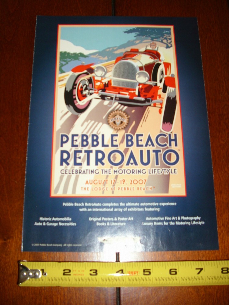 2007 PEBBLE BEACH RETROAUTO ORIGINAL AD