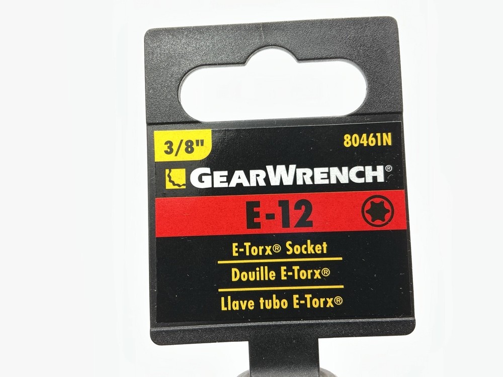 Gearwrench 80461 3/8" Drive External Torx Socket E12