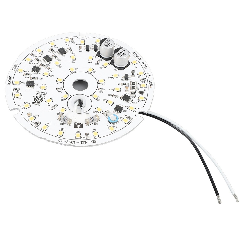 3.93inch LED Ceiling Fan Light Replacement Panel Dimmable 18W 4000K Natural