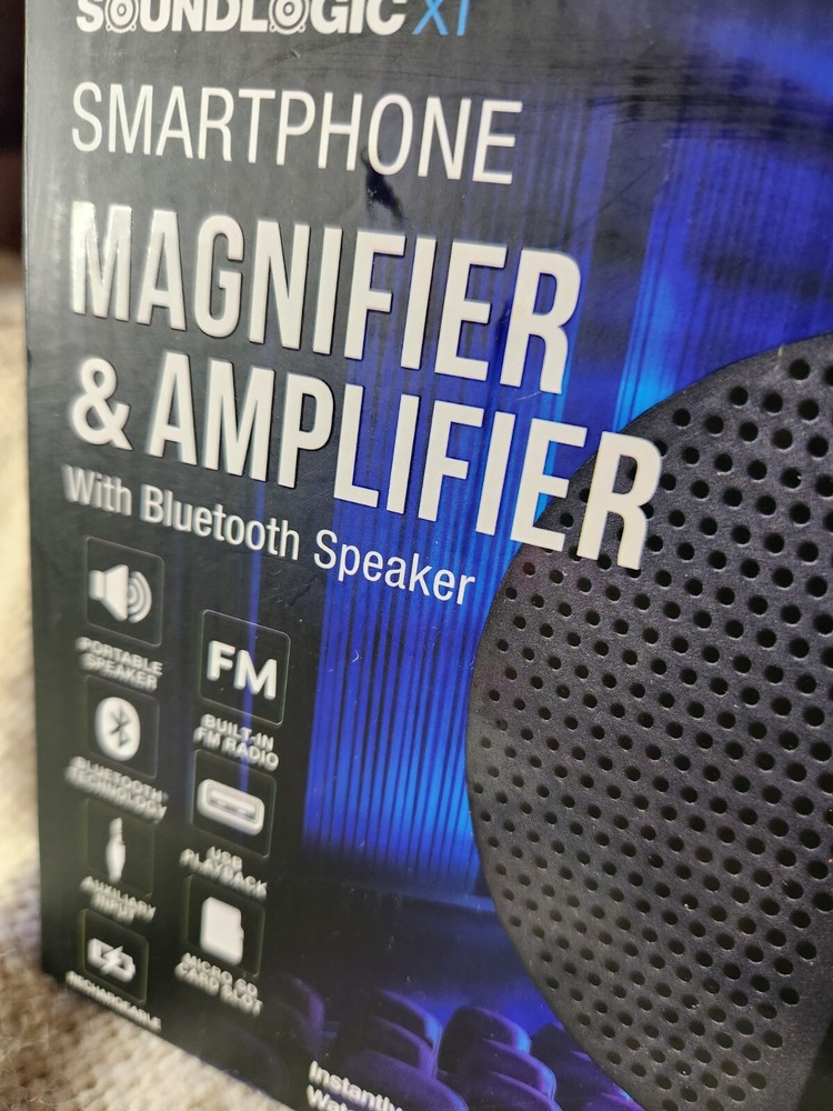 SoundLogic XTSmartphone Magnifier & Amplifier with Bluetooth Speaker Not Tested