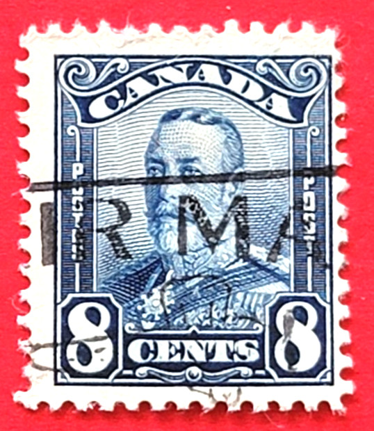 Canada Stamp #154 "King George V Scroll Issue" Used