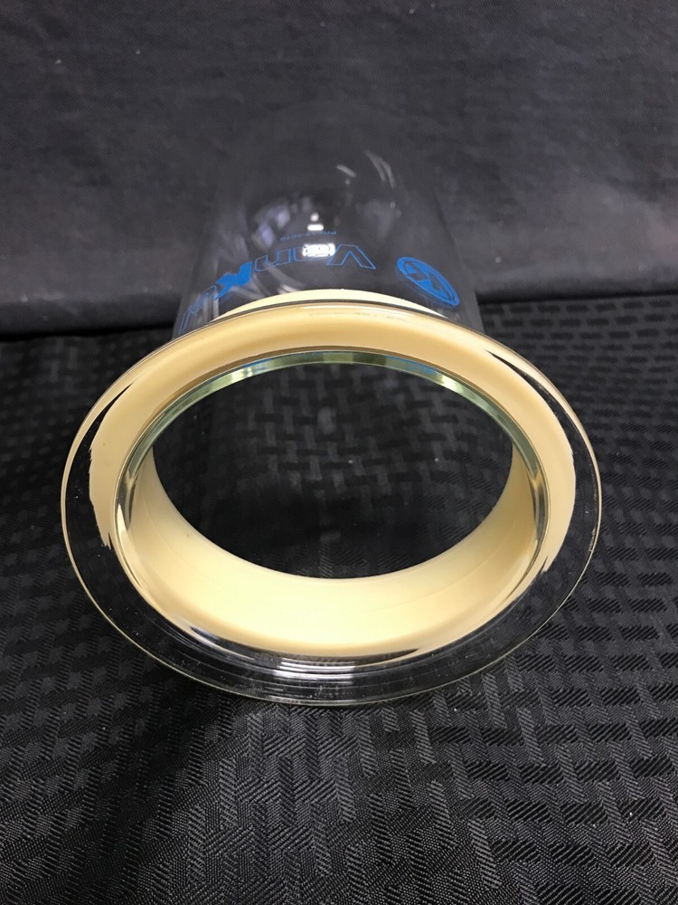 VARIAN VANKEL Glass 2000mL 2L Clear Vessel EaseAlign Dissolution Testing w/Ring
