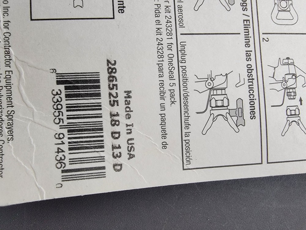 GRACO 286525 RAC 5 Switch Tip