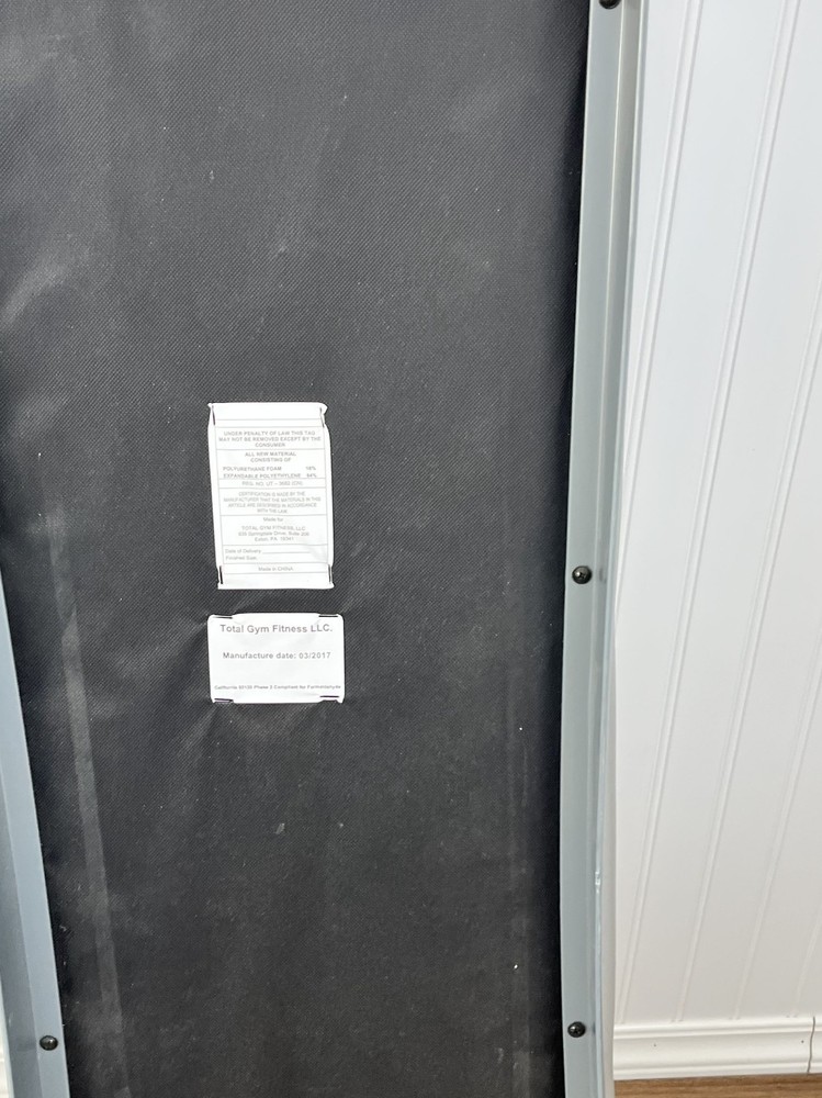 Padded replacement SLIDING BOARD DECK only for TOTAL GYM