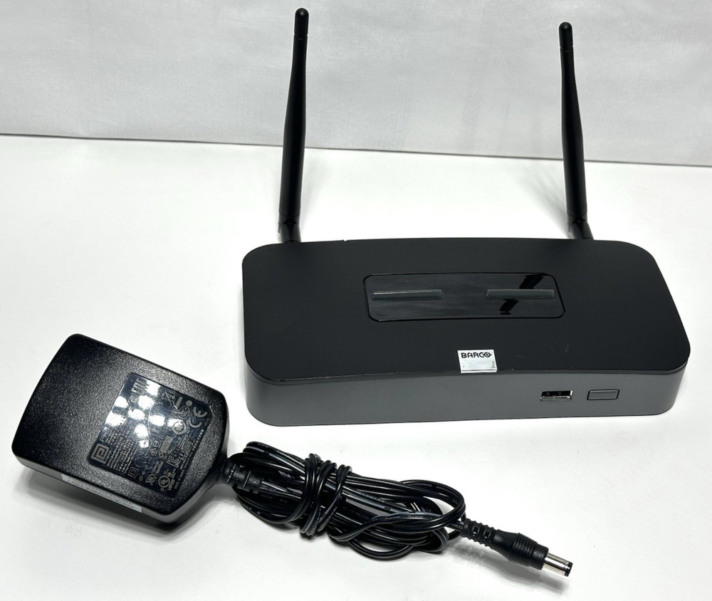 Barco R9861008 Clickshare Wireless Presentation System + AC POWER- FREE SHIPPING