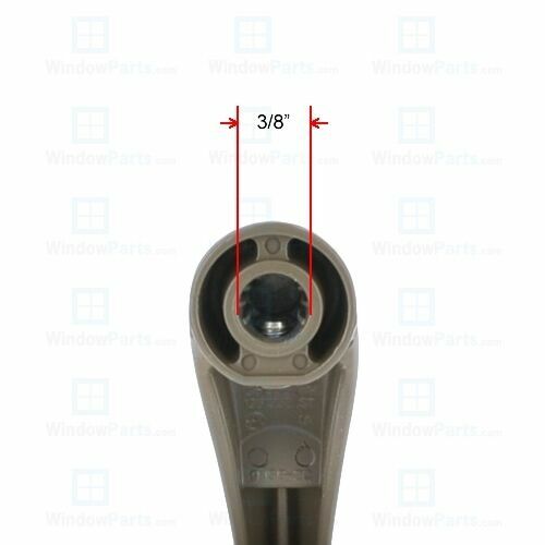 Andersen Classic Series Operator Handle (1995-Present) ~ Die-Cast ~ Stone Color