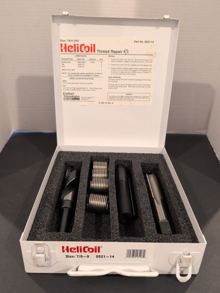HeilCoil Thread Repair Kit "Only 4 Inserts"