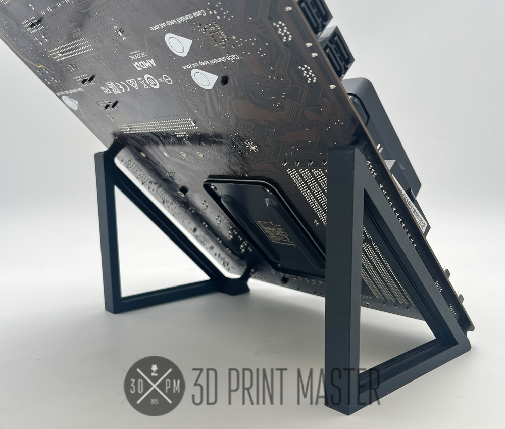 Basic Motherboard Stand for CPU Crypto Mining + Screws | 45° or 60°