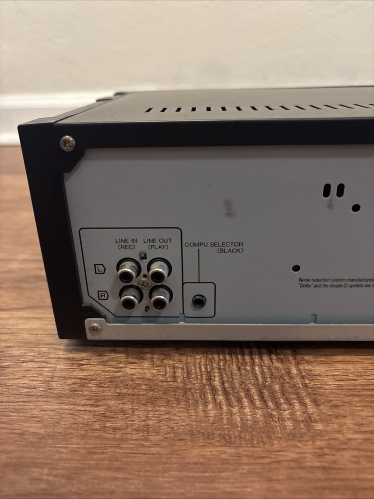 Sansui D-65BW stereo double cassette deck