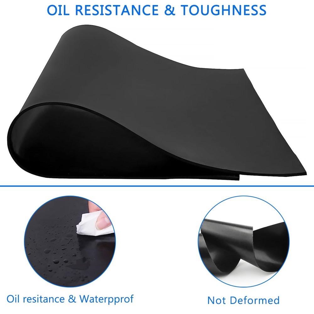 Solid Rubber Sheets Strips 12 Wide X 1/8 Thick X 12 Long Neoprene Rubber Roll