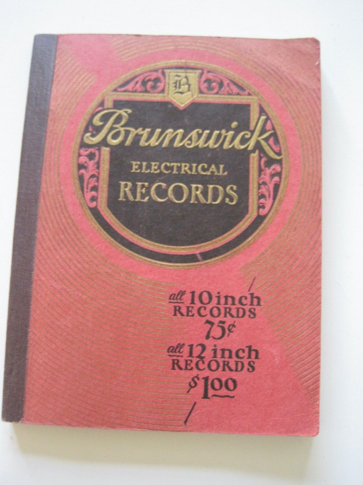 Brunswick Electrical Records Booklet 1928