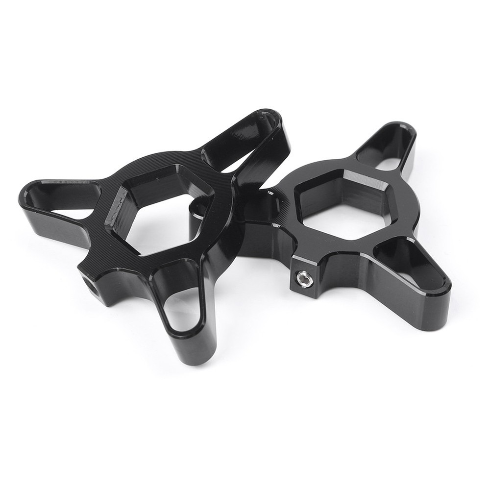 4mm CNC Aluminum Fork Preload Adjusters Universal black 2PCS