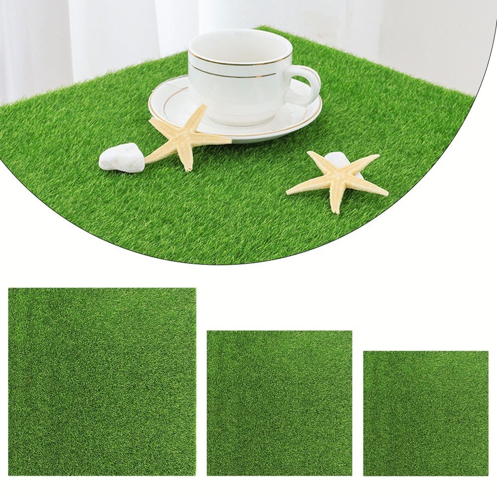 Lightweight DIY Green Grass Mat Simulation Moss Lawn for Effortless Use