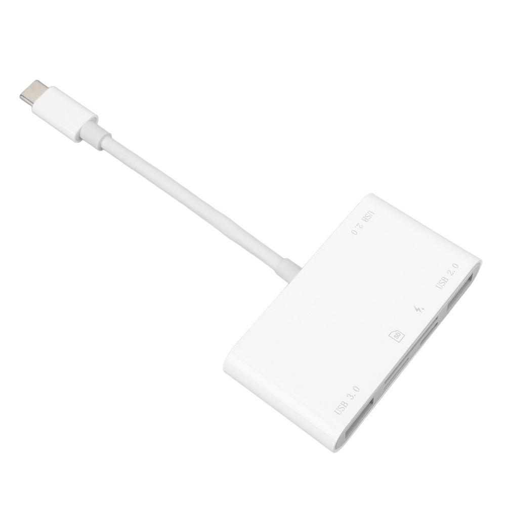 6 in 1 Memory Card Reader Plug and Play High Speed USB C Smart Camera Storage