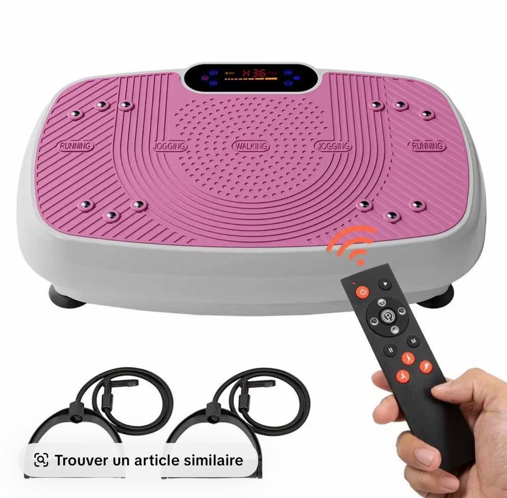 Vusign Home Vibration Plate Exercise Machine Lymphatic Drainage.