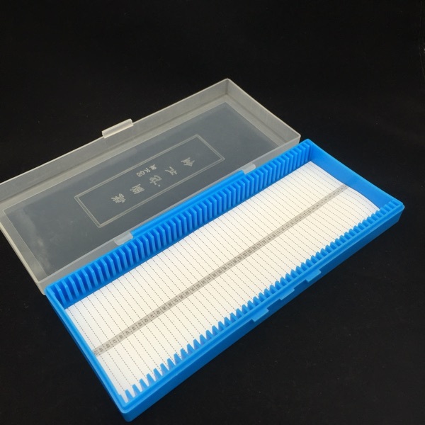 Lab Pathological Slides Storage Box Plastic Microscope Slides Box Holder Case