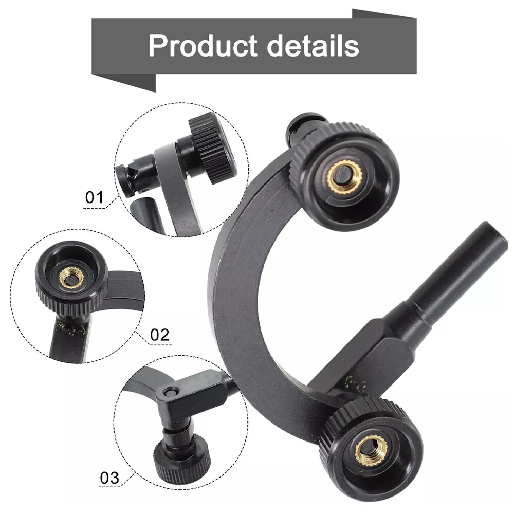 Combination-Test Indicator Holder Half Round 8mm Dial Indicator Support Stand H1