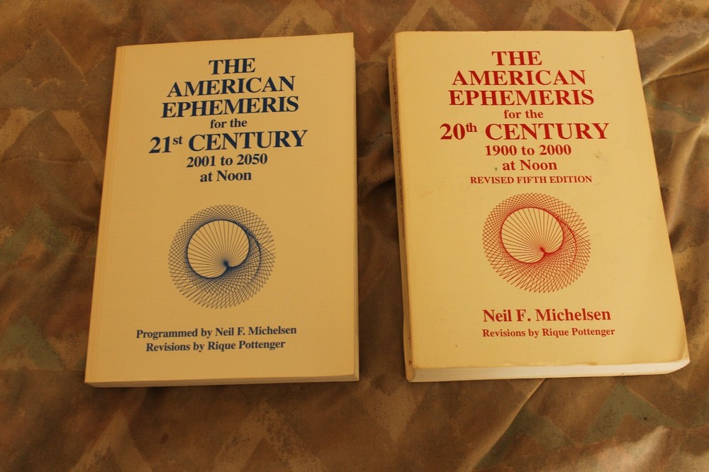 american ephemeris -set of 2