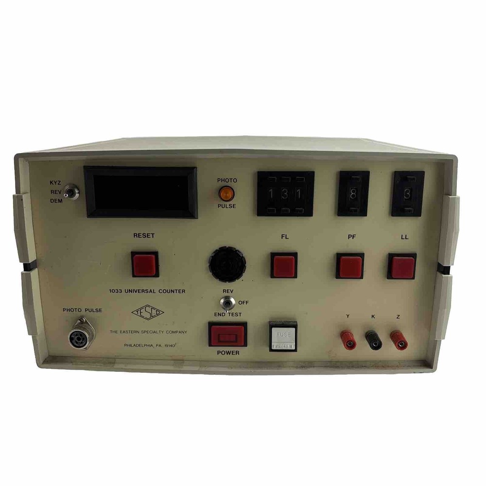 Tesco 1033 Universal Counter - Powers On, Buttons Work