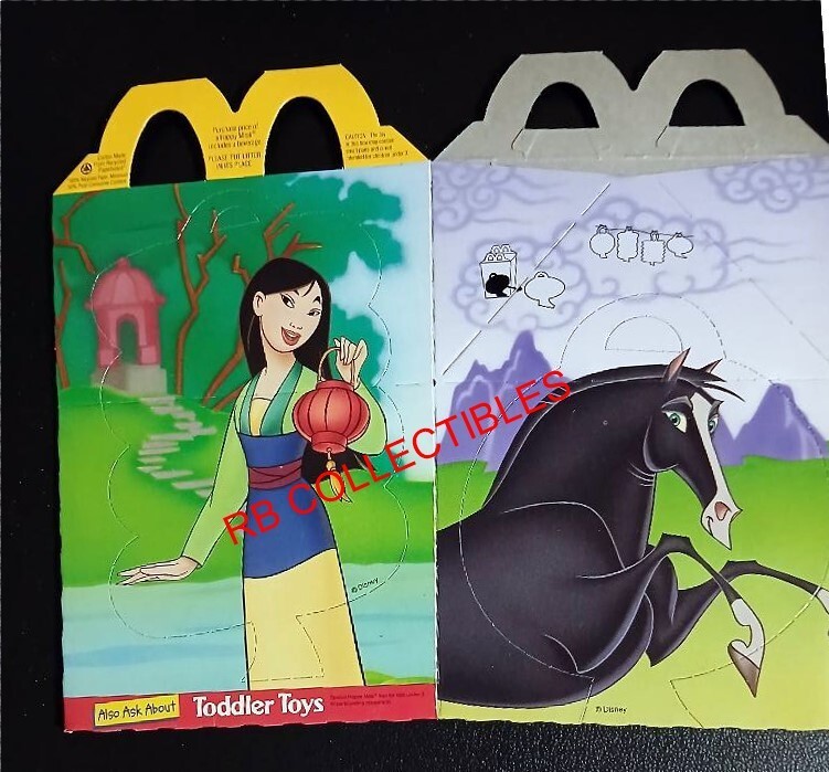Mulan - McDonald's Happy Meal Box - 1998