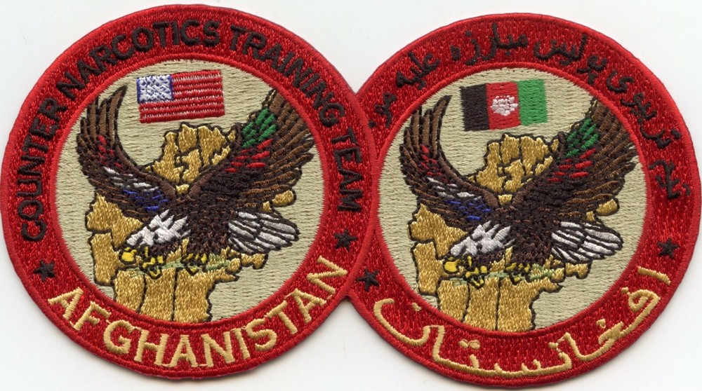 AFGHANISTAN COUNTER NARCOTICS TRAINING TEAM POLICE PATCH