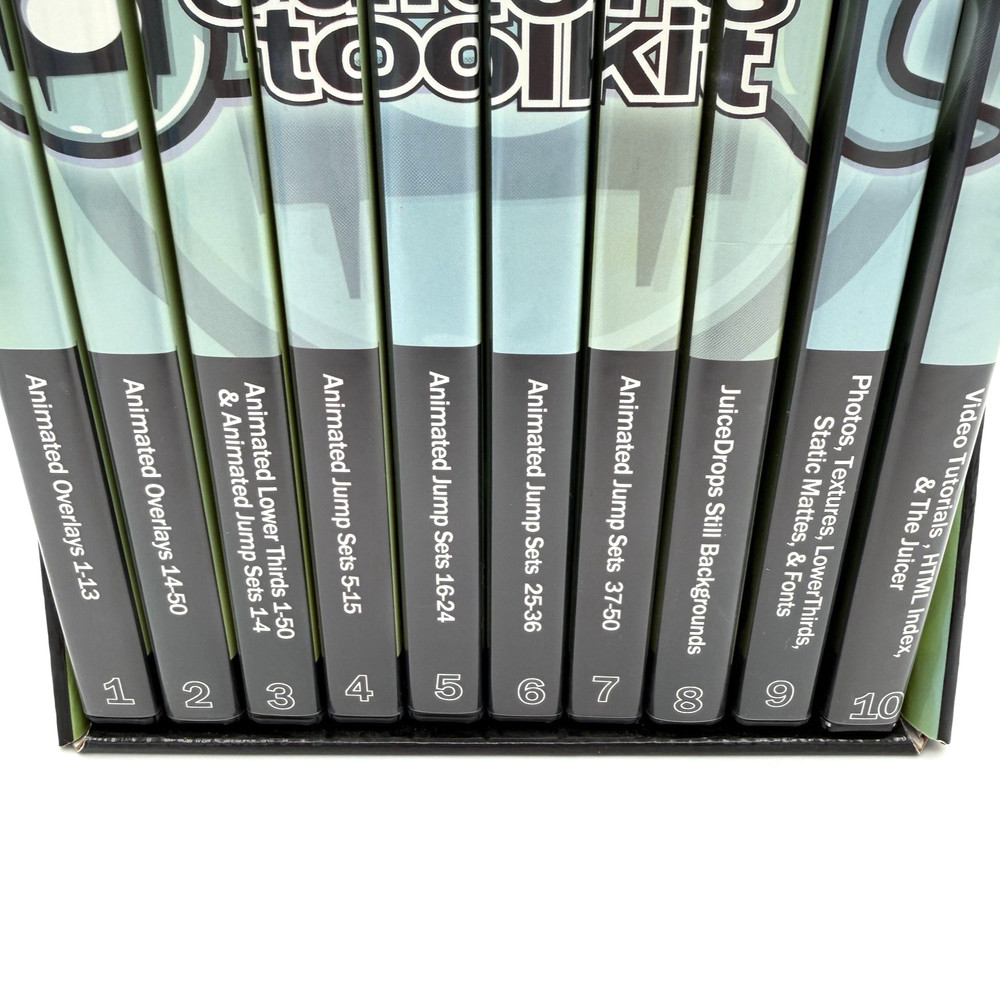 Digital Juice Editor's Toolkit Volume 1 ~ 10 DVD Set