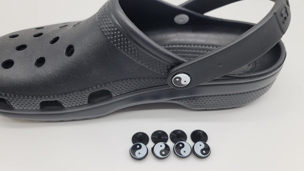 YIN YANG REPLACEMENT RIVETS USA TX, BLACK