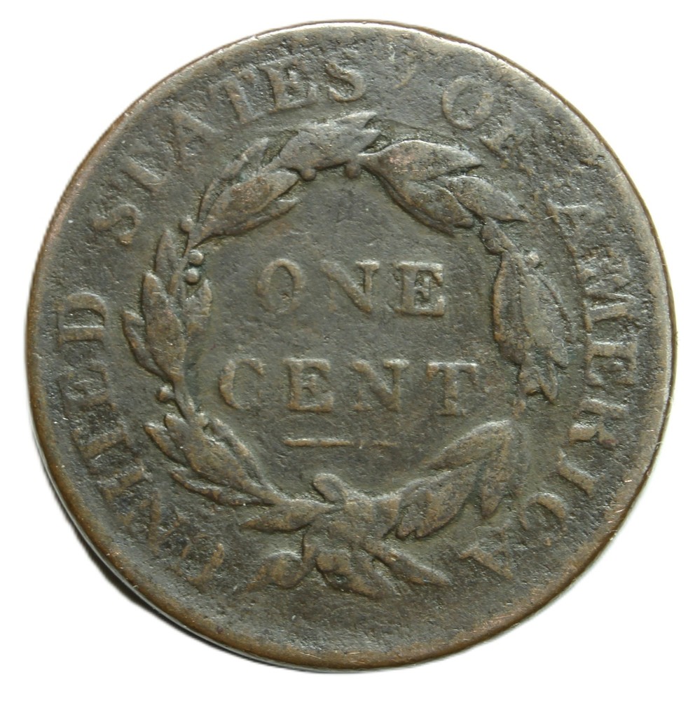 1818 1C BN Coronet Head Cent-SMH1031