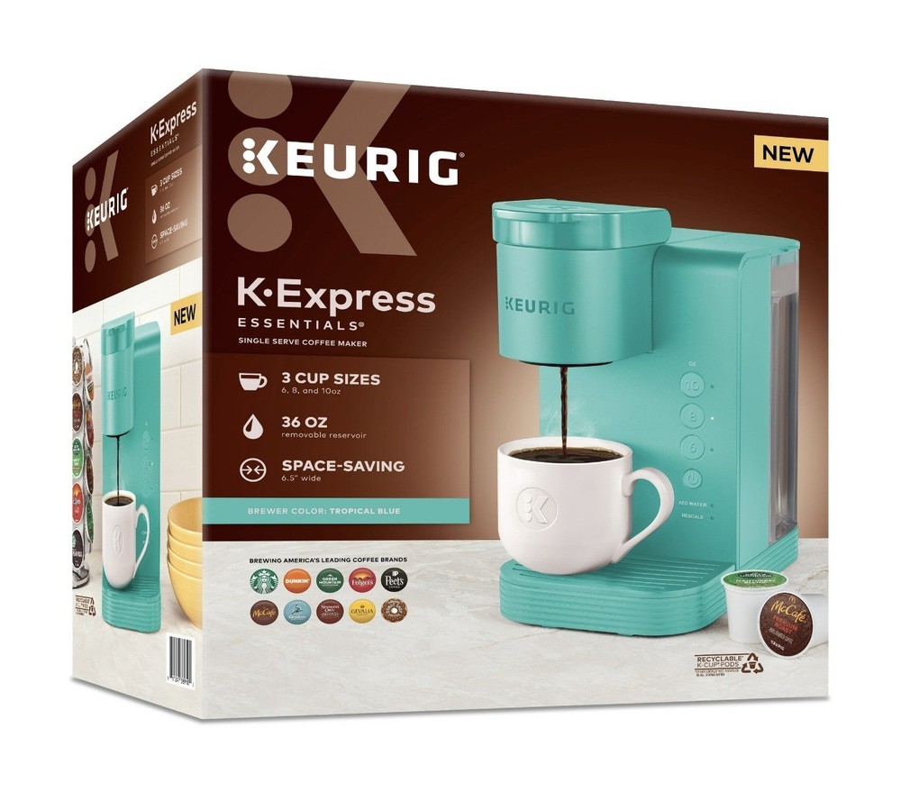 Keurig KExpress Single Serve Coffee Maker - Tropical Blue
