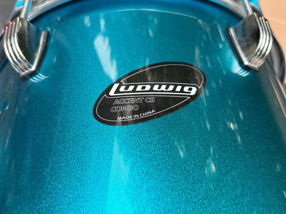 Ludwig Accent CS Combo Blue Drum 12” Tom Drum