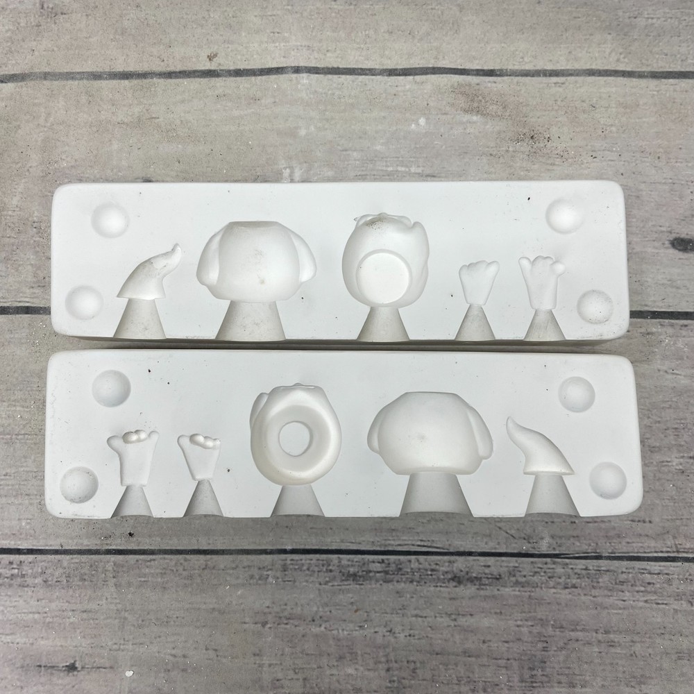 Vintage 1997 Unbranded Ceramic Casting Mold Ghost #1272