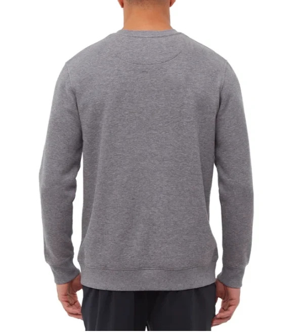 Bench. Men's Fleece Lined Textured Thermal Tagless Crew Neck
