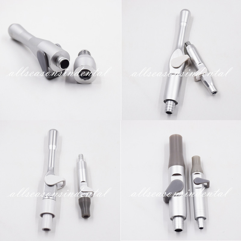 Dental SE/HVE Strong +Weak Suction Saliva Ejector Valve Tip Adapter 4 Types