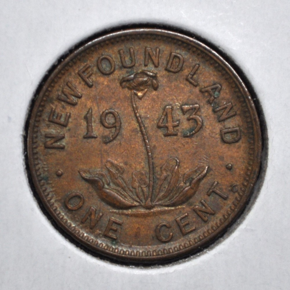 1943 Newfoundland One Cent