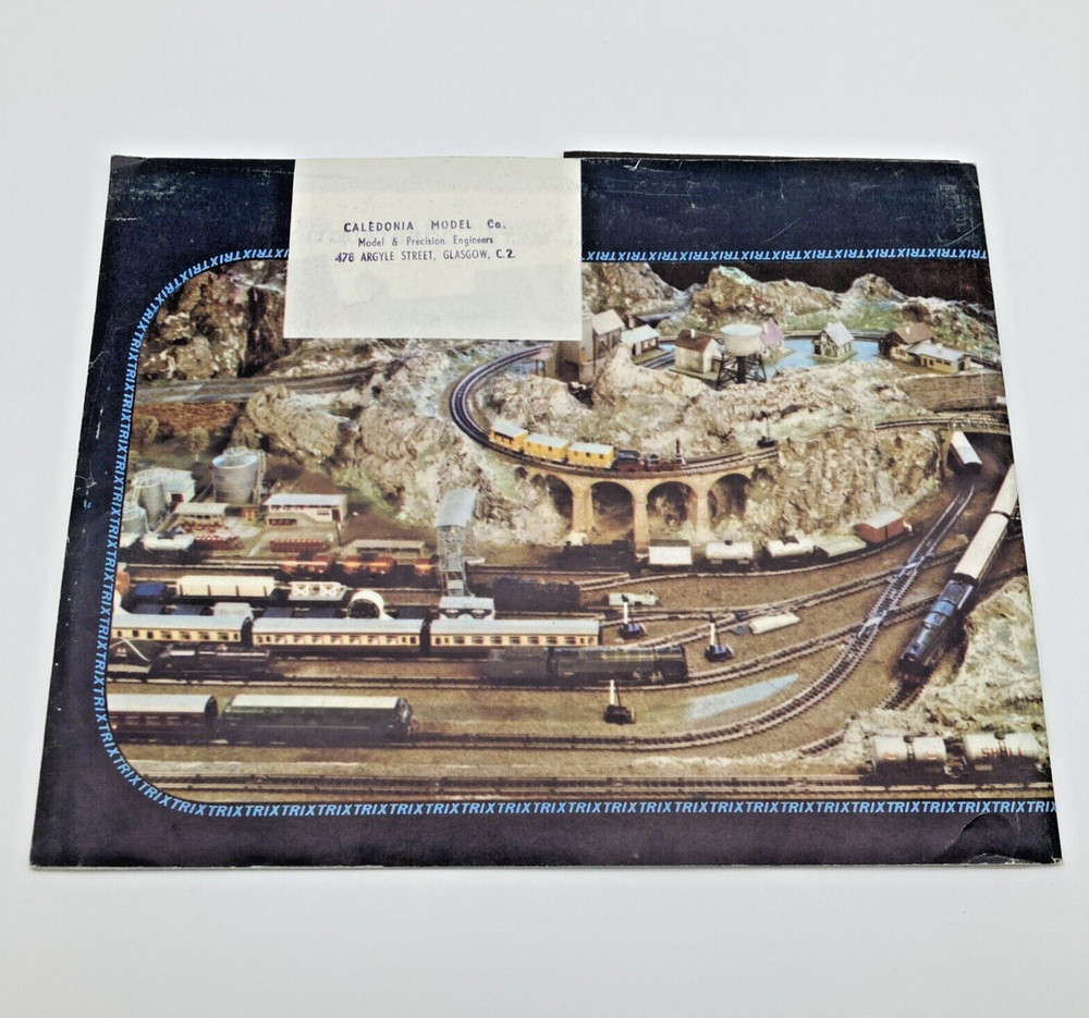 Trix Model Train Railroad Catalog 1960's Includes Pricelist