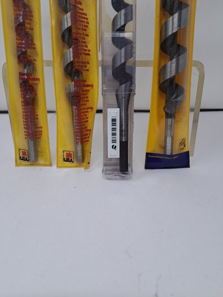 Assorted Irwin Auger Bit Lot 4ea.