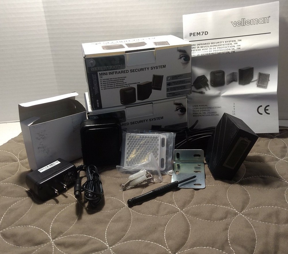 Velleman Security/CCTV mini infrared security system, 7M