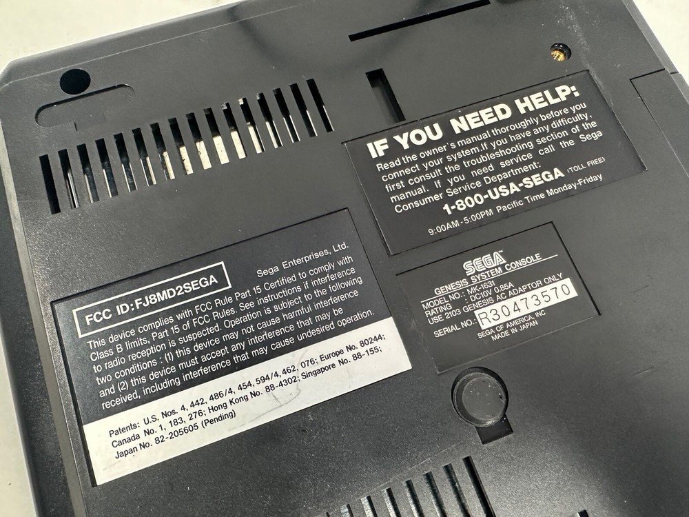 Sega Genesis MK-1631 System Japan