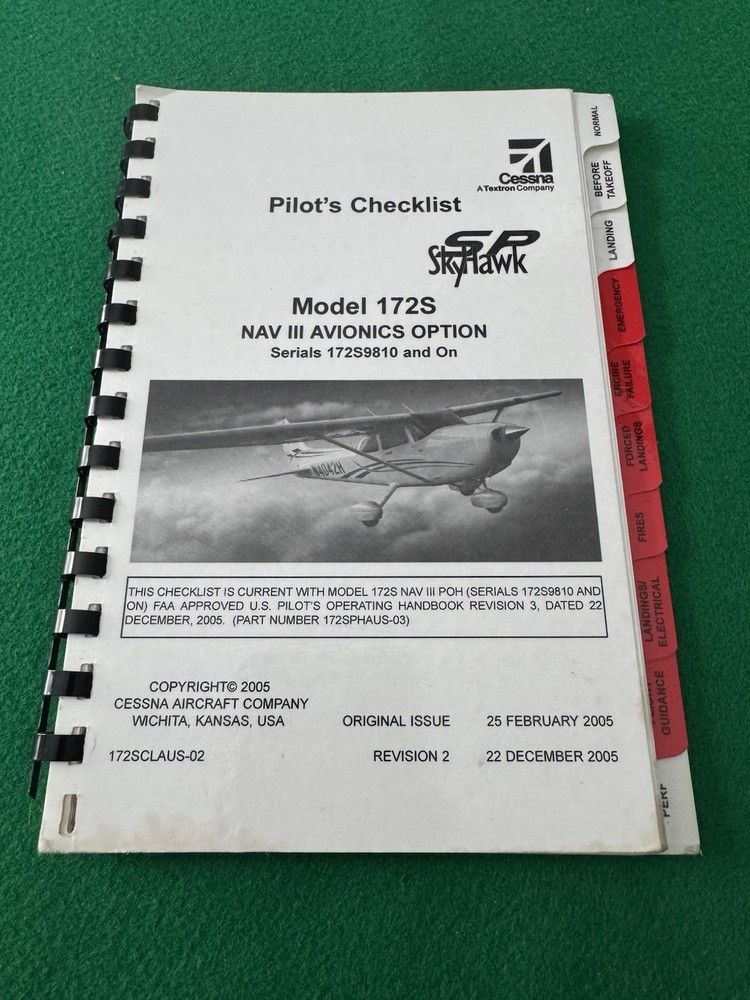 sp skyhawk model 172s nav iii avionics option