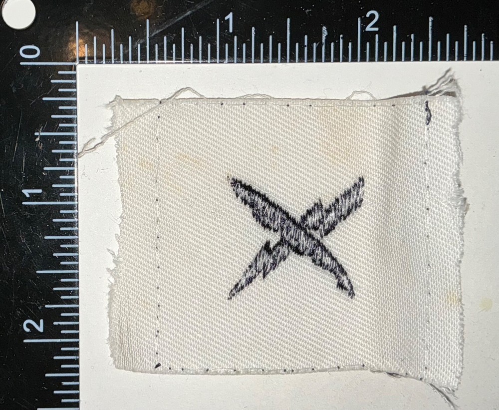 USN US Navy Cryptologic Technician Distinguishing Striker Mark WHITE Patch
