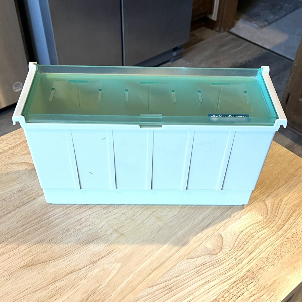 Vintage Floppy Disc Diskette Storage Case Microcomputer Accessories Rubbermaid