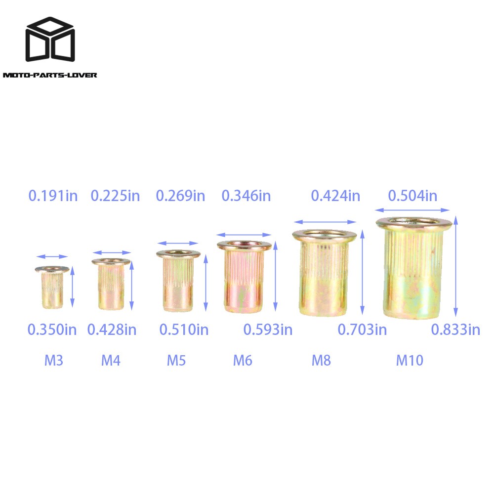 900Pcs Rivet Nut Gun Kit Rivnut Setting Tools Nut Setter Tool Hand Riveter