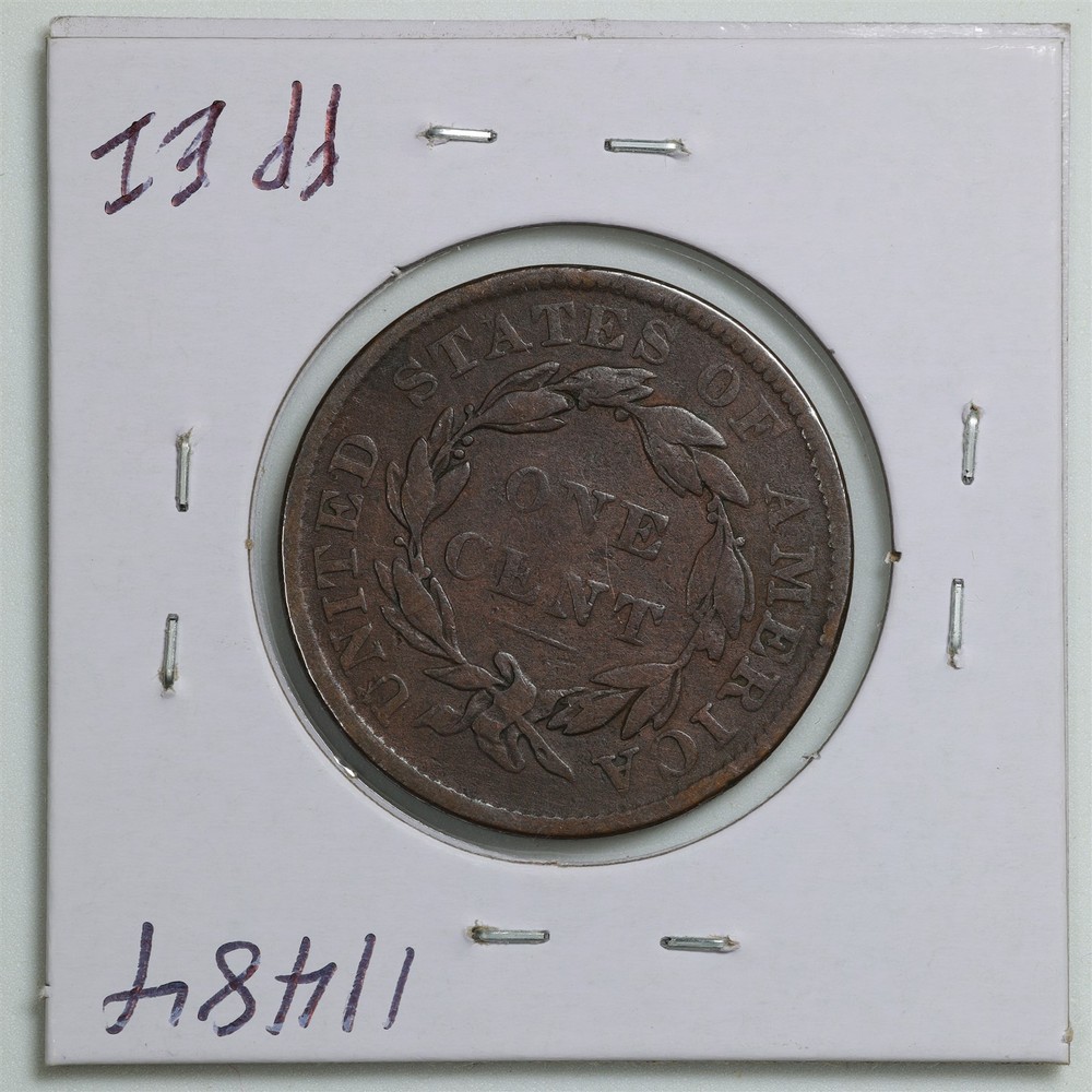 1835 1C Matron Head Large Cent in VG Condition #11484